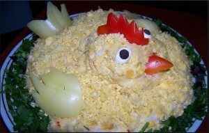 Вкусное блюдо: Салат «Цыпленок»