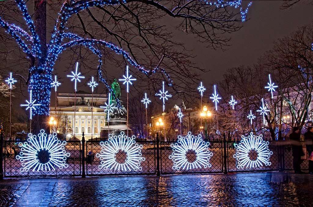 Санкт петербург на рождество