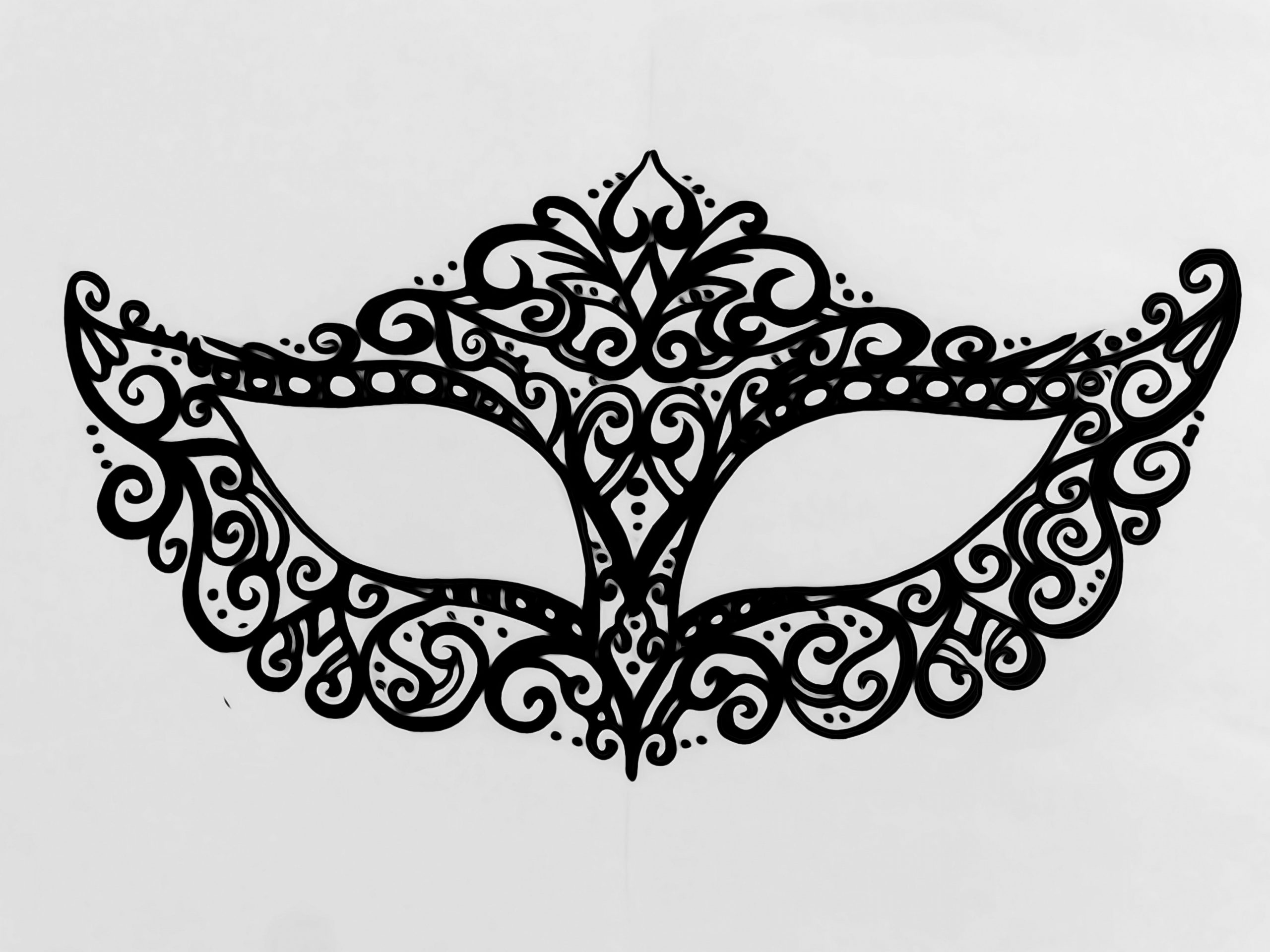 Карнавальная маска «Бабочка» из бумаги и фетра