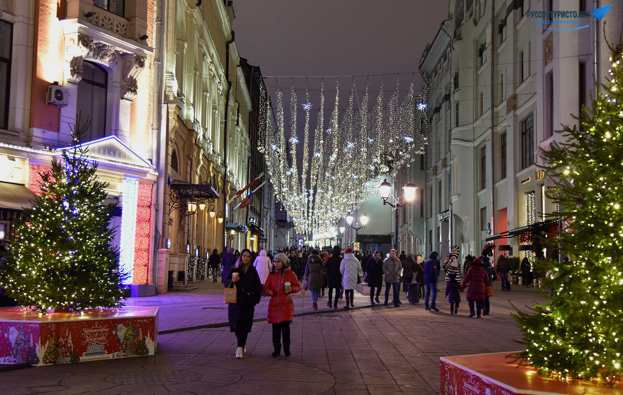 Фото новогодней Москвы, сделанные с телефона