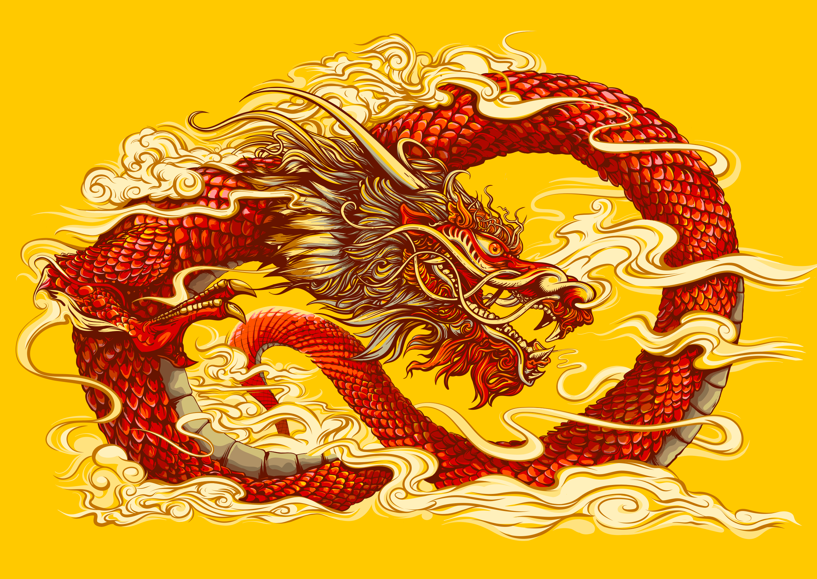 Asia dragon. Рюдзин дракон. Дракон Рюдзин Япония. Китайский дракон Биань. Китайский дракон красно золотой.