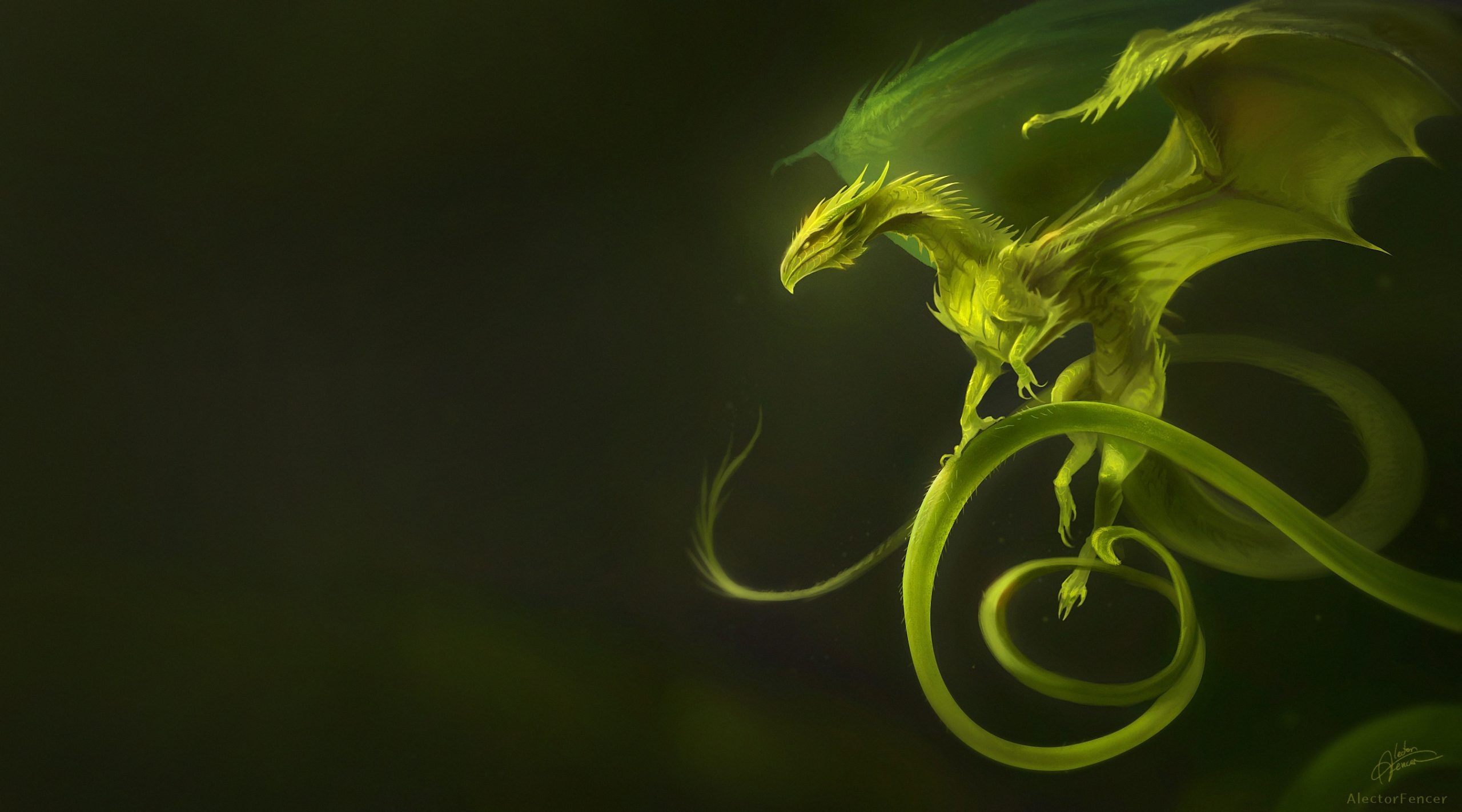 Валлийский зелёный дракон