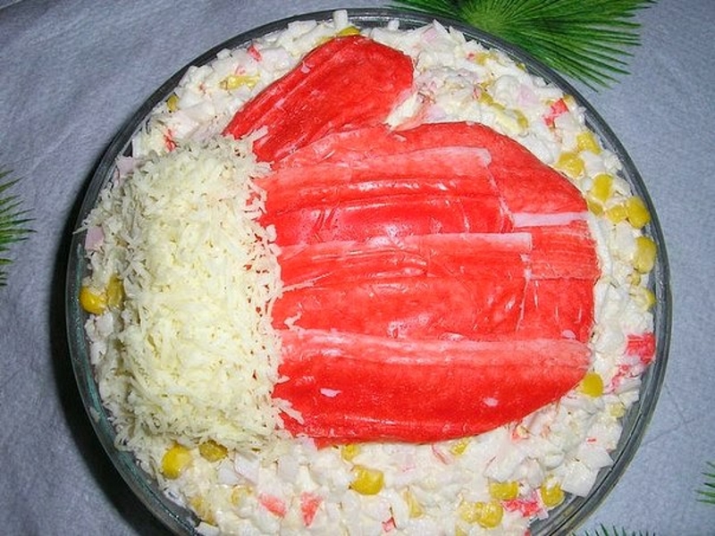 Варежка с рисом